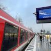 Ein Zug am Bahnhof Senden. Im Herbst werden auf der Strecke wegen Bauarbeiten wochenlang Ersatzbusse eingesetzt.