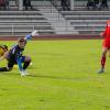 Ein seltener Glücksmoment in der Mindelheimer Saison: Roman Feger (hinten) erzielt im Heimspiel gegen die TSG Thannhausen das 2:0. Am Ende gewinnt der TSV Mindelheim mit 4:1. 