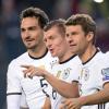Mats Hummels, Toni Kroos und Thomas Müller gehören  2018 natürlich zum deutschen WM-Kader. Heute wird es ernst: Überstehen Jogis Jungs die Vorrunde gegen Südkorea?