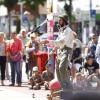 Straßenkünstler Gilgamesh gewinnt in der Kategorie "Solokünstler" den Jurypreis der Festivals "Kultur auf der Straße".