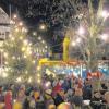 Groß war der Andrang beim Edelstetter Weihnachtsmarkt am gestrigen Freitagabend. Am Wochenende ist ein buntes Programm geboten. 