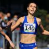 Sabrina Hafner (Nummer 140) startet in der neuen Leichtathletiksaison für die LG Telis Finanz Regensburg.  	