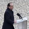 Francois Hollande hielt eine bewegende Trauerrede.