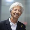 Christine Lagarde, Präsidentin der Europäischen Zentralbank (EZB), auf der turnusmäßigen Pressekonferenz der Bank in Frankfurt.