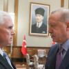 Eisige Atmosphäre herrschte beim Treffen zwischen US-Vizepräsident Mike Pence und dem türkischen Staatschef Recep Tayyip Erdogan am Donnerstag in Ankara. 