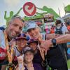 Da war was los: Lauinger Triathleten waren bei der Challenge Roth am Start. Unter anderem Familie Winter (von links) Harald und Andrea Winter mit den Kindern Carla und Paula sowie Sibylle Winter.