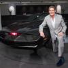 David Hasselhoff im Jahr 2018 vor dem legendären TV-Auto K.I.T.T. aus der Serie "Knight Rider", in der er Michael Knight spielte: "Ein Mann und sein Auto kämpfen gegen das Unrecht.“