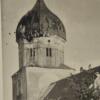Der Kirchturm in Baierfeld wurde am 24. April 1945 durch ein Geschoss beschädigt.