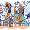 Das heutige Google Doodle feiert den 177. Geburtstag der Semperoper. Am 13. April 1841 eröffnete erstmals das Baujuwel am Ufer der Elbe.