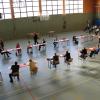 Die konstituierende Sitzung des Gemeinderates fand in der Sport- und Mehrzweckhalle in Karlshuld statt. 
