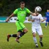 Daniel Hafner (links) erzielte beim 2:1-Sieg des SSV Margertshausen gegen den FSV Wehringen beide Treffer. 	