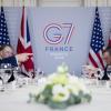 US-Präsident Donald Trump und der britische Premier Boris Johnson während eines Frühstücks am Rande des G7-Gipfels.