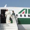 Bald ein Bild der Vergangenheit? Die Päpste reisen immer mit der Fluggesellschaft Alitalia. Doch die ehemalige Staats-Airline steckt schon länger in der Krise. (Archivfoto)