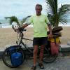 Ankunft unter Palmen: 7500 Kilometer radelte Raimund Kraus von Peru zur brasilianischen Atlantikküste.