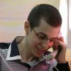 Der israelische Soldat Gilad Schalit telefoniert das erste Mal nach mehr als fünf Jahren Gefangenschaft mit seinen Eltern. Foto: Epa dpa