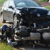 Dieser schwere Unfall passierte im Juni 2019 auf der Ortsverbindungsstraße zwischen Riedlingen und Wörnitzstein. Insgesamt krachte es im Donau-Ries-Kreis im vorigen Jahr fast 4000-mal, so die Statistik der Polizei. 