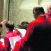 Chorklang mit hohem Niveau: Der "Brecon Chathedral Choir" aus Wales zu Gast in St. Johann Baptist. Foto: flx