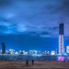 Die Skyline von Wuhan in der zentralchinesischen Provinz Hubei. Die Stadt war besonders stark vom Coronavirus betroffen.