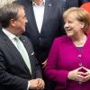 NRW-Ministerpräsident Armin Laschet bekam im August von Kanzlerin Angela Merkel Besuch. Nun trafen sich die beiden Politiker auch beim Regierungsgipfel. 