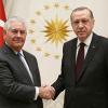 Rex Tillerson mit Recep Tayyip Erdogan in Ankara 	 	