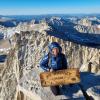 Silvia Schenk ist auf dem Mount Whitney, dem höchsten Berg Nordamerikas, ohne Alaska, angelangt.