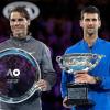 Tennis-Weltstars unter sich: Rafael Nadal (l)  Novak Djokovic nach dem Australian-Open-Finale 2019.
