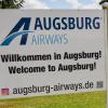 Maik Freitag hat sich den Namen Augsburg Airways gesichert. Sein Unternehmen vermittelt Flüge. 