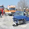Schwer verletzt wurde ein 20-jähriger Autofahrer bei einem Unfall bei Pürgen am Samstagvormittag. 