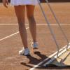 Fit für den Sommer gemacht: die Tennisanlage des TC Lauingen. 	 	