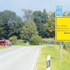 Die geplante Ortsumgehung des Bucher Ortsteils Obenhausen soll am Kreisverkehr (oberer Ast) beginnen und so weit wie möglich von der Wohnbebauung entfernt verlaufen.  
