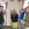 Kunstausstellung in Eching mit (von links) Dieter Klein, Angelika Schmidt, Dietlind Sadowsky und Barbara Bayer.