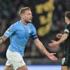 Lazios Ciro Immobile jubelt nach einem Treffer.