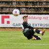 Patrick Högg hätte das Derby in eine positive Richtung für den FC Gundelfingen lenken können, doch der Ball landete am Nördlinger Pfosten. Später traf er zwar, doch lag der FCG bereits klar zurück. Foto: Brugger