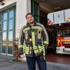 Stephan Rietig, Zugführer bei der Feuerwehr Kaufering, freut sich schon auf das neue Feuerwehrhaus.