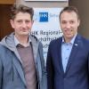 Der IHK-Regionalvorsitzende im Landkreis Donau-Ries, Andreas Dirr (links) und Regionalgeschäftsführer Matthias Hausmann stellten die aktuelle Konjunkturumfrage der IHK Schwaben vor.