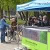 Die Fahrradwaschanlage wird künftig von Stadtwerke-Mitarbeitern bei Aktionen eingesetzt. 