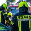 Zahlreiche Feuerwehrleute waren bei einem Brand in Kirchdorf im Einsatz. 