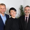 Die Cityinitiative Günzburg hat Nachfolger gefunden: Vorsitzender Stefan Weißenhorner freut sich, dass Angela Baur die Aufgaben der Citymanagerin wahrnimmt und Stefan Fross (rechts) als neuer Vorsitzender zur Verfügung steht.