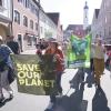 Rund 120 Menschen haben an dem Klimastreik in Landsberg teilgenommen.