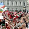 Am Sonntag werden wieder zahlreiche FCA-Fans auf dem Rathausplatz feiern.