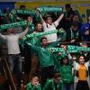 Lautstarke Unterstützung: Die Fans des SV Steinheim sorgten in Günzburg auf der Tribüne für gute Stimmung.  	