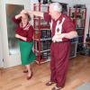 Dietmar und Nellia in Aktion. Beide Rentner haben eine Vorliebe für den "Boogie-Woogie" und haben schon bei der Europameisterschaft in Lyon getanzt.