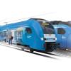 Mit neuen Zügen im neuen Farbdesign will Go Ahead ab 2022 rund um Augsburg unterwegs sein.