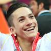 Marcel Nguyen holt Silber: Nach dem Wettkampf seines Lebens posierte Marcel Nguyen breit grinsend und stolz mit seinem unerwarteten Olympia-Silber.