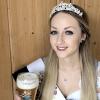 Kathrin Gerhard aus Neuburg ist die neue Weißbierkönigin der Ingolstädter Brauerei Herrnbräu.