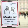 Maskenpflicht in der Augsburger Innenstadt: Bußgelder bis zu 500 Euro im Wiederholungsfall. 