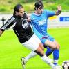 Mit seinem Treffer brachte Daniel Kourdy den TSV Burgheim gegen Wiesenbach mit 2:0 in Führung. Am Ende sollte das aber nicht für den ersten Heimsieg der Saison reichen. Foto: Xaver Habermeier