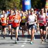 Mehr als 12400 Athleten aus 20 Nationen waren beim 15. Einstein-Marathon am Sonntag in Ulm und Neu-Ulm unterwegs. Die Teilnehmer gingen dabei in acht verschiedenen Disziplinen und über verschiedene Distanzen an den Start, hier zum Beispiel beim Gesundheitslauf über fünf Kilometer. 	