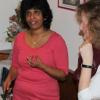 Nilanthi Joham machten den Gartenbaufreunden aus Hütting veganes Essen aus Sri Lanka schmackhaft. 	