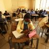 Auch in Simbabwe tragen die Schülerinnen und Schüler Maske im Unterricht.